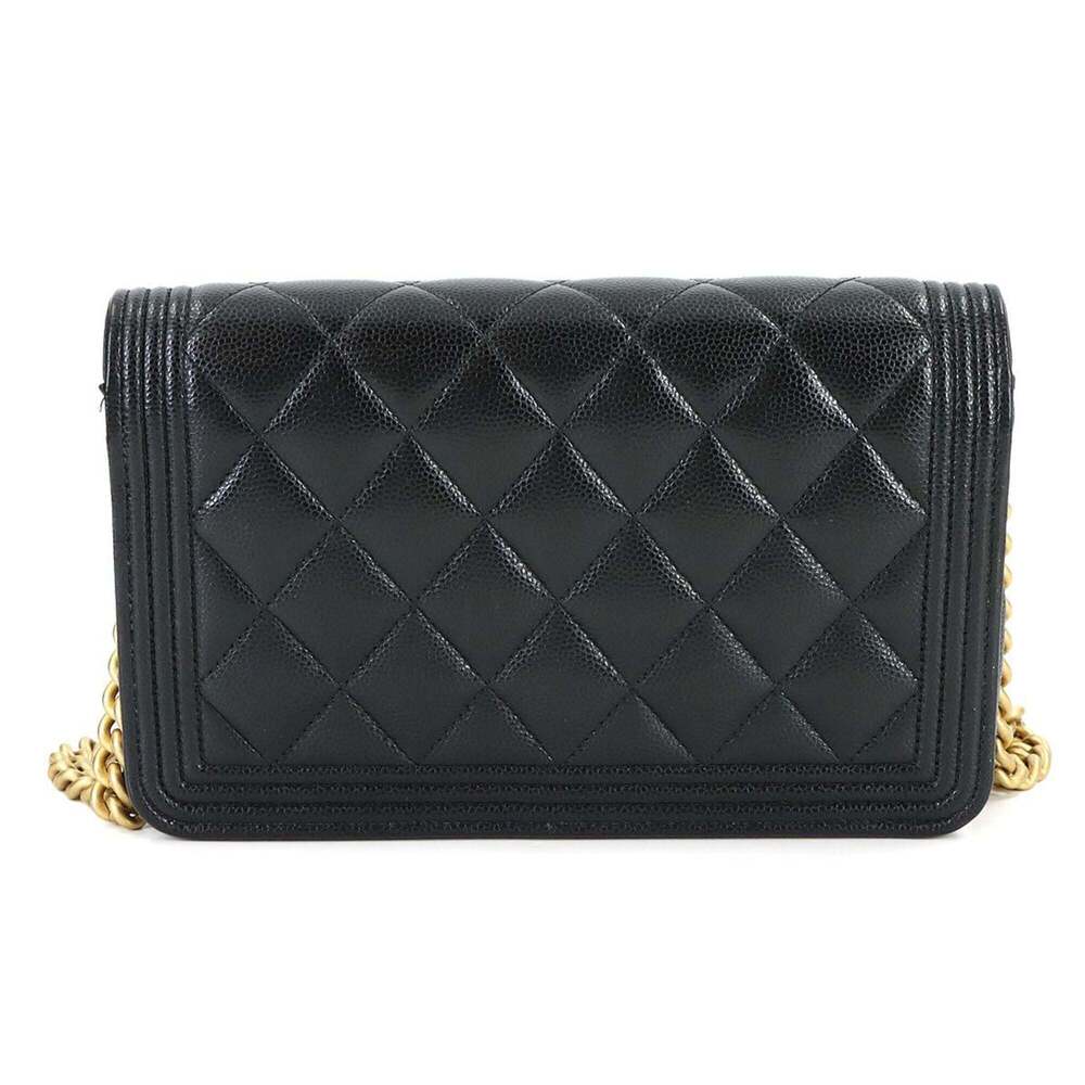 CHANEL Black Caviar Leather Wallet - Picture 3 of 10